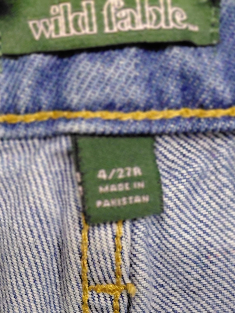 wild fable Light Blue Rolled Hem Denim Shorts - Picture 4 of 5